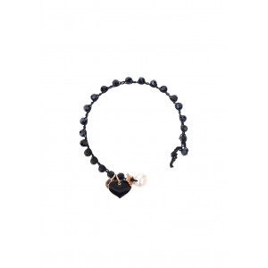 Bracciale uncinetto con Cuore